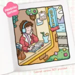 Girl Moments Coloring Book Vol.1 - Image 3